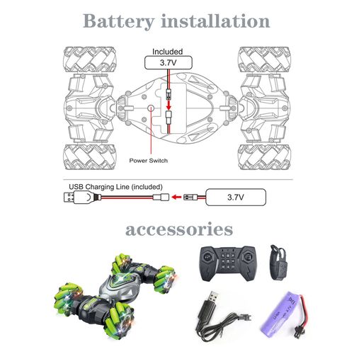 RC Stunt Car Remote Control Gesture Sensor Toy Car