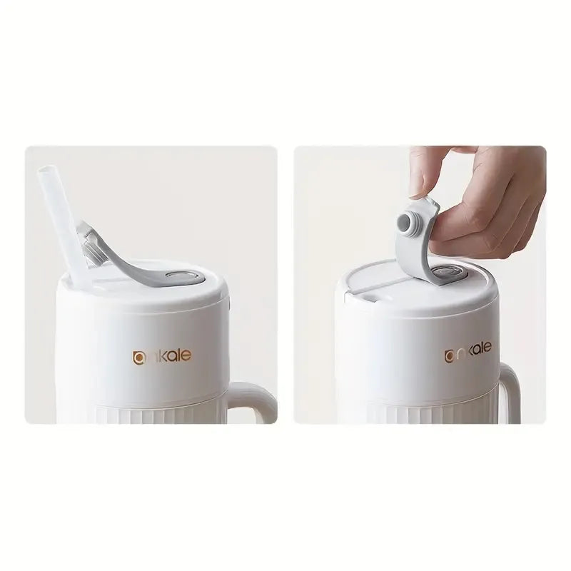 400ml/14oz, USB Rechargeable Juicer Maker, Handle Type Fruit Blender, One-handed Drinking Mini Blender