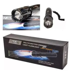 Rechargable torch with laser light